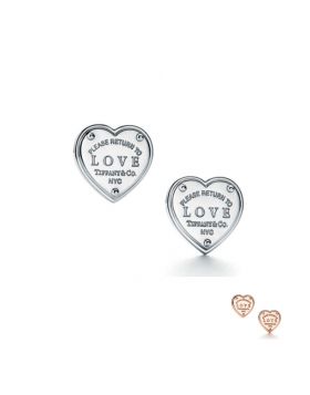 Tiff Lock Women's Earring Padlock 1:1 High Quality Luxury Rotating Diamond  Open Irregular 925 Silver Rose Gold Jewelry