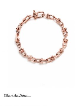 Tiffany HardWear Large Double Link Pendant in Rose Gold